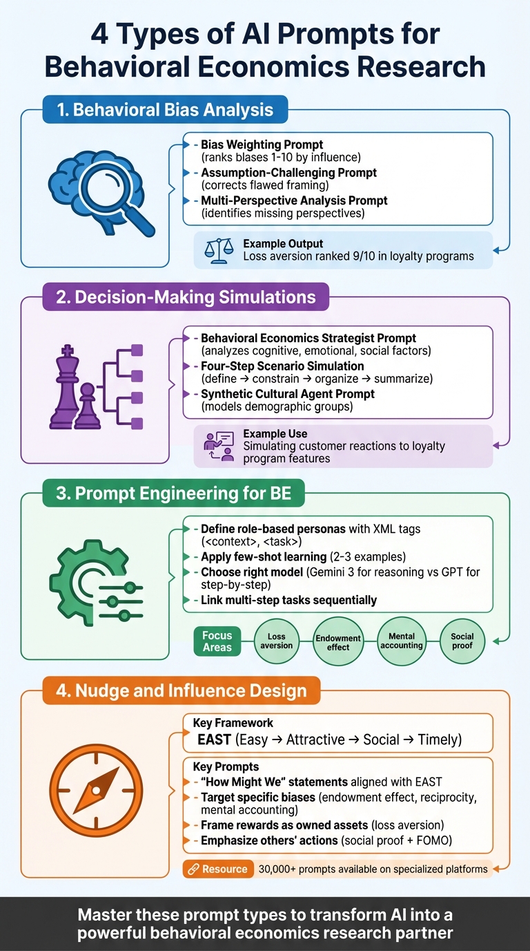 4 Types of AI Prompts for Behavioral Economics Research