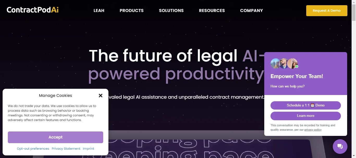 contract pod ai homepage
