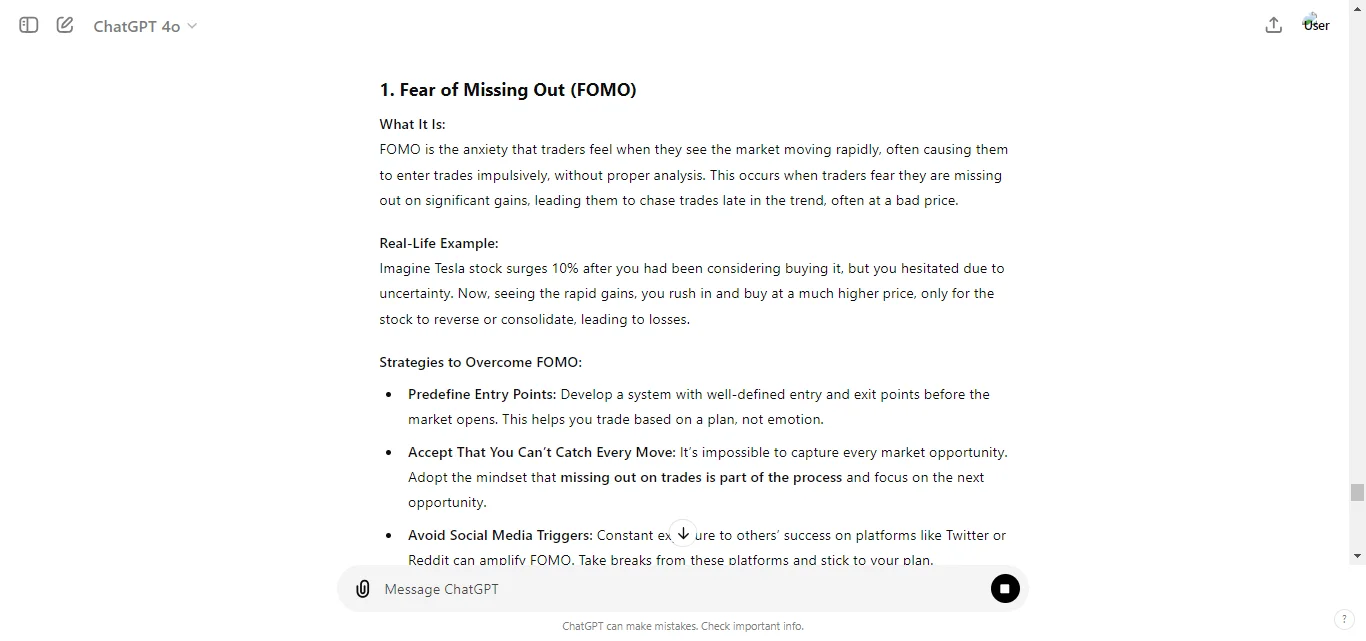 Trading Psychology