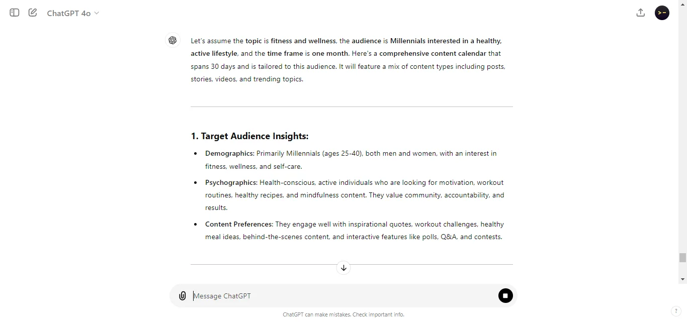Create Content Calendar