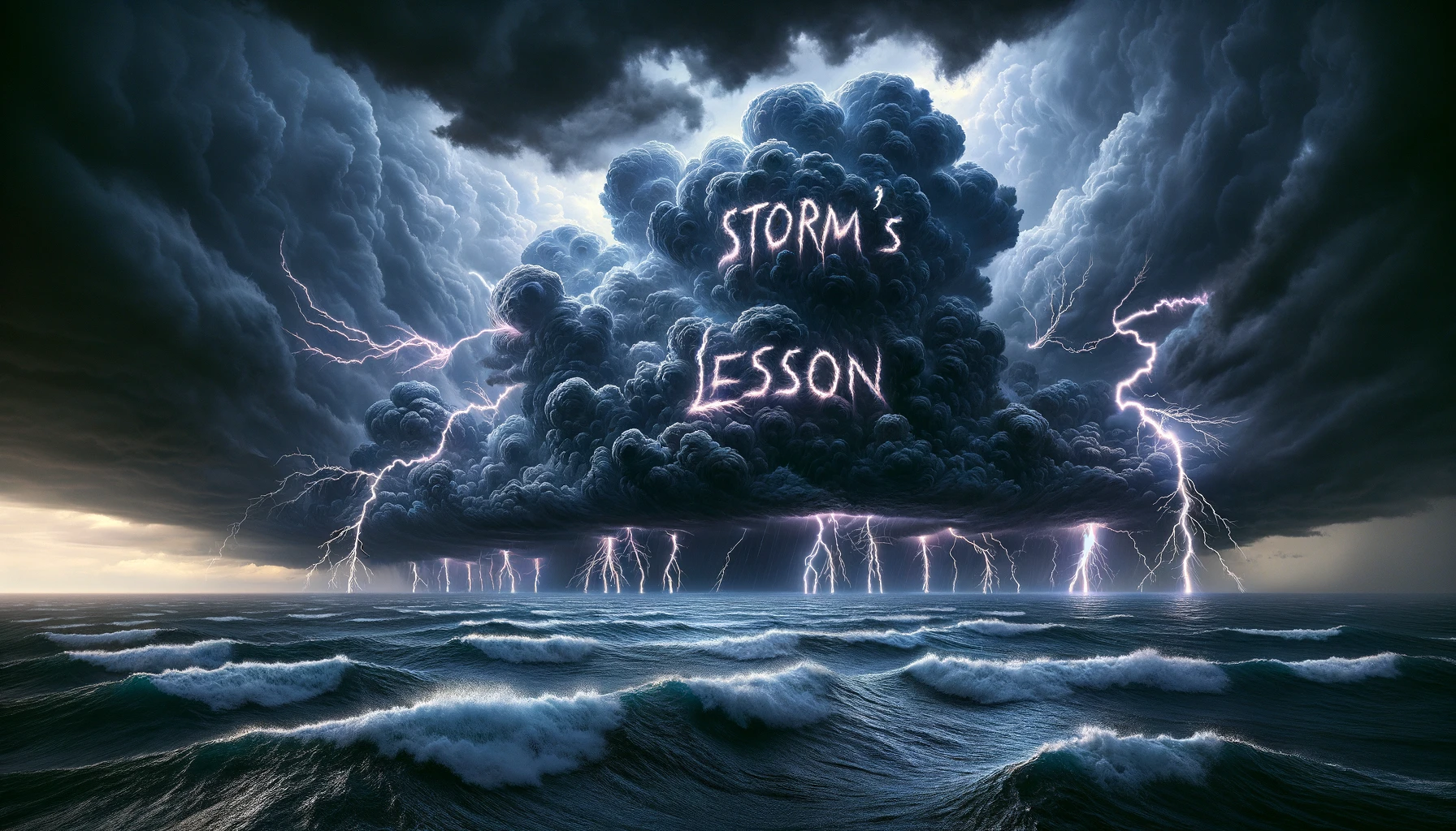 Powerful Thunderstorm DALL-E 3 generated image