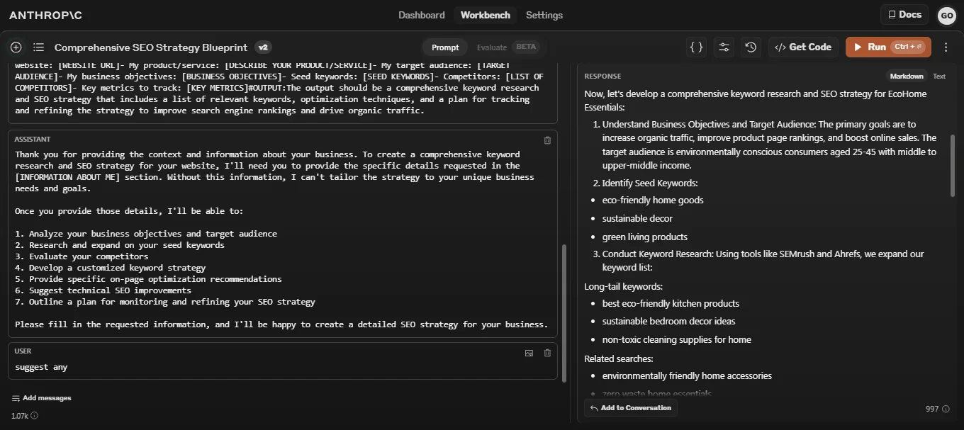 Perform Keyword Research and SEO