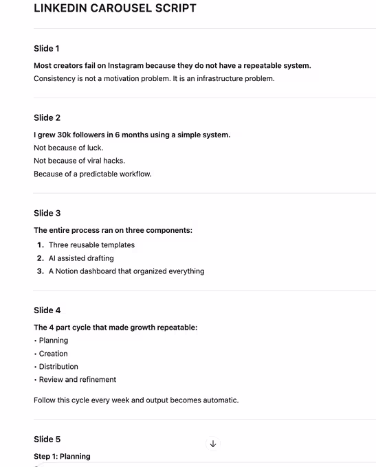 5. Convert a Twitter Thread Into a LinkedIn Carousel