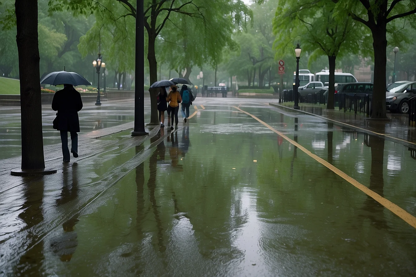 Rainy Day in the Park leonardo image