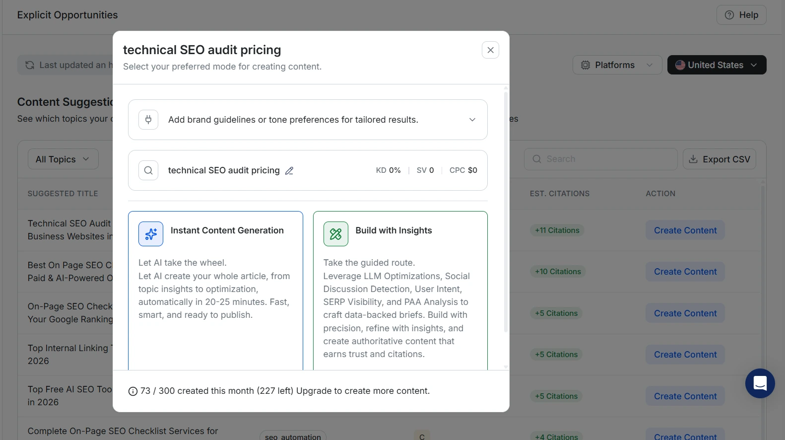 2. Explicit Opportunities: Identify and Convert Missed AI Mentions into Publish-Ready Content
