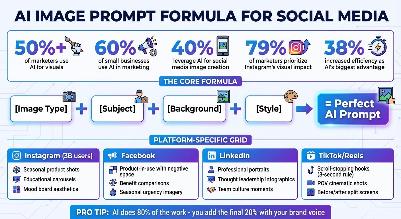 AI Image Prompt Formula for Social Media Content Creation