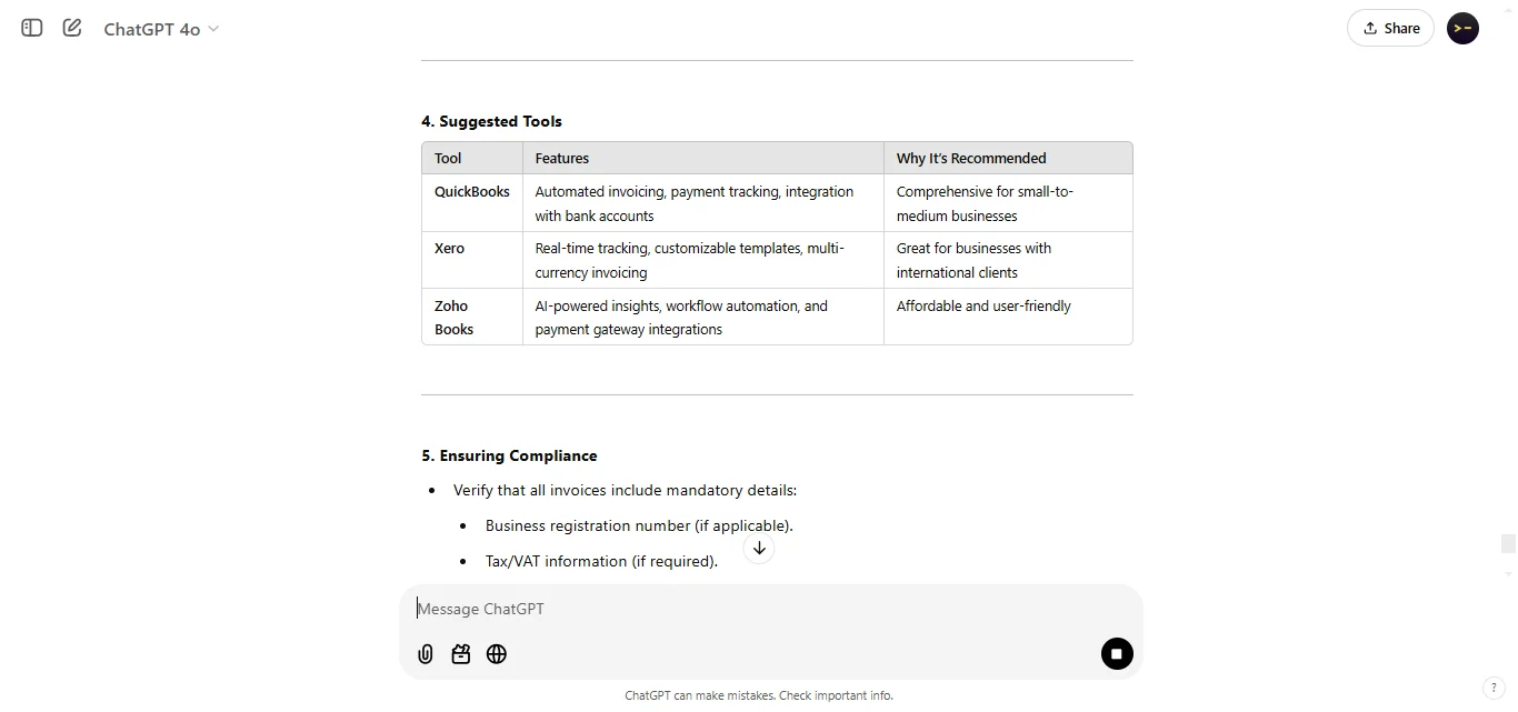 Improve Invoice Management