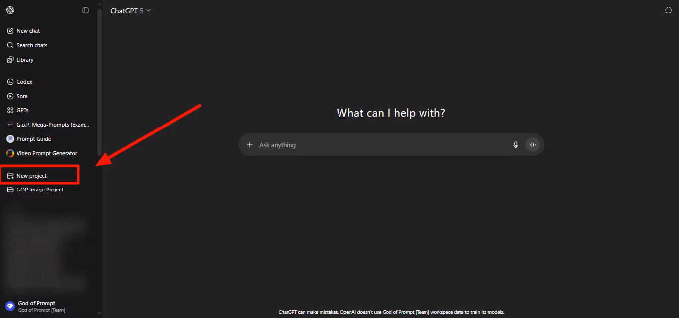 How to Access ChatGPT Projects