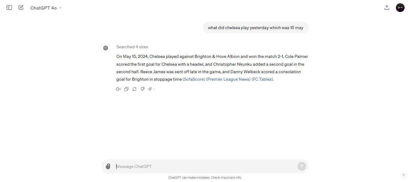 Improved chatgpt Understanding