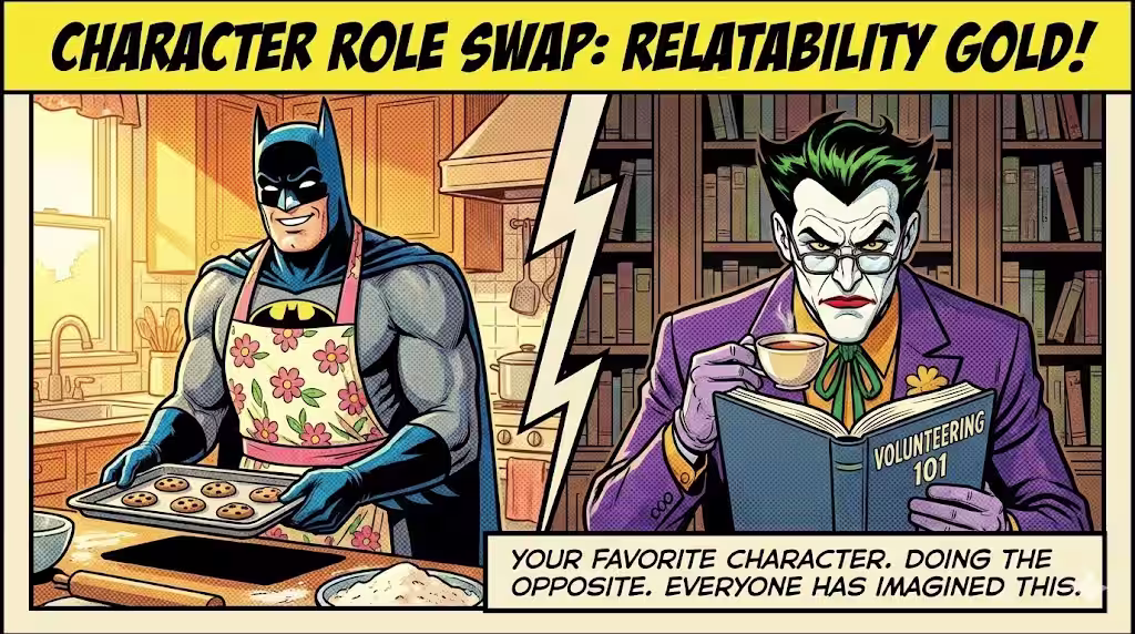 CHARACTER ROLE SWAP (Relatability Gold)