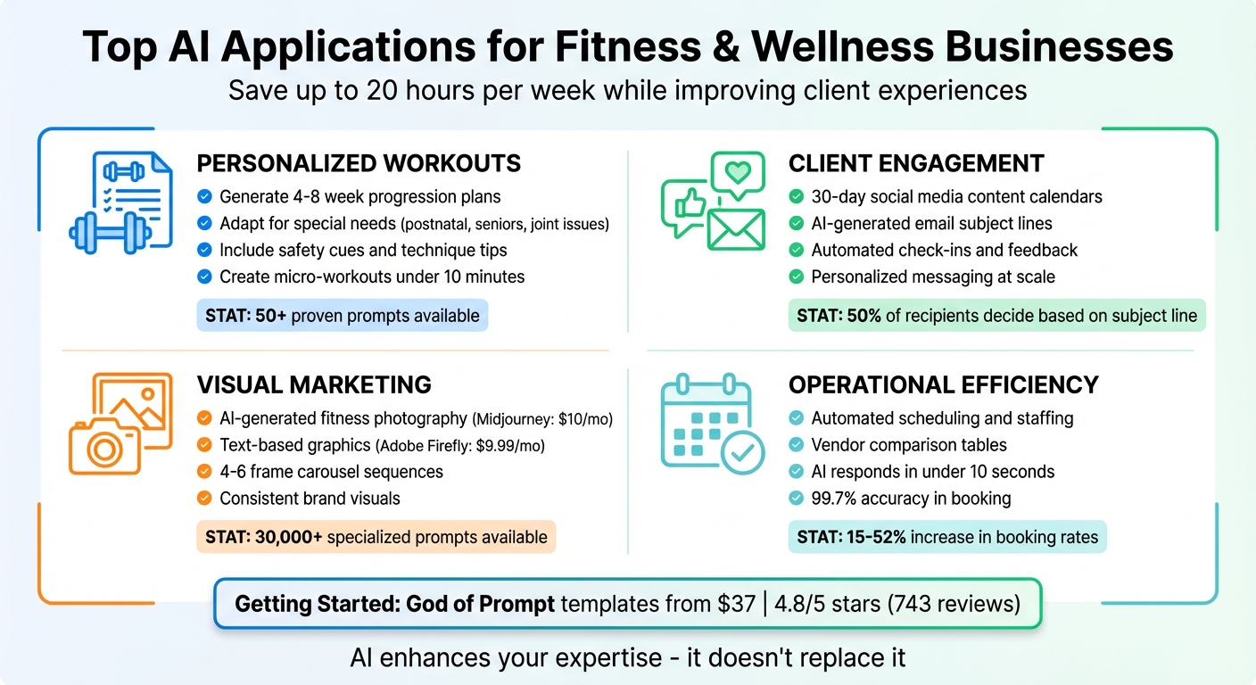 AI Tools for Fitness Businesses: 4 Key Applications and Benefits