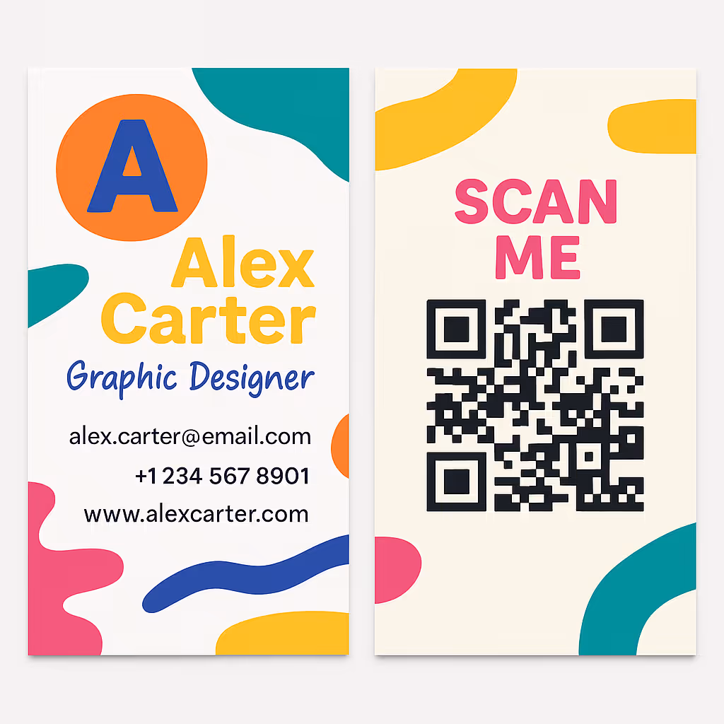 Prompt for Creative Industry Business Card